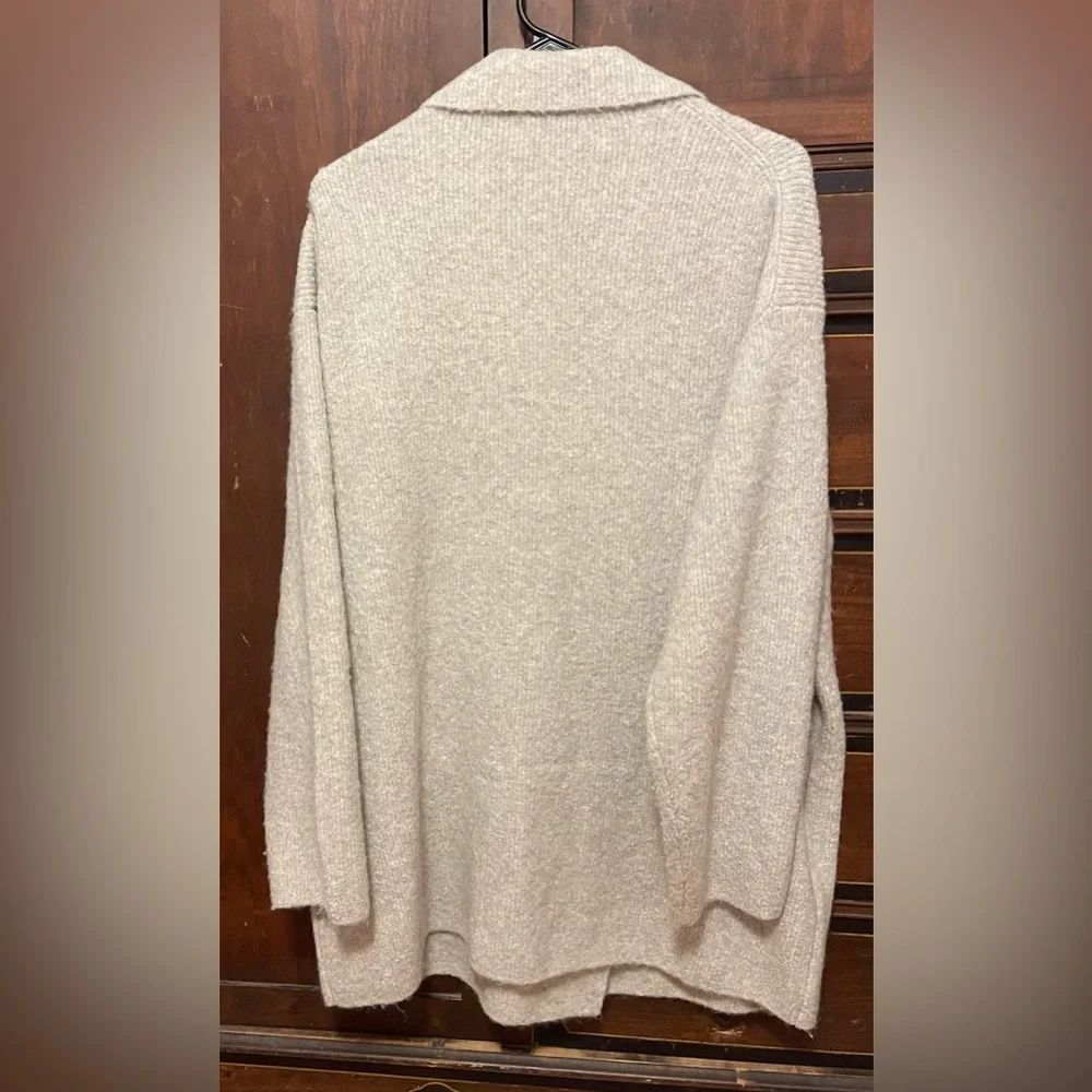 J. Crew wool-blend bouclé double-breasted sweater-blazer